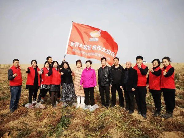 11月12日，眾人翹首以盼的太極莊山藥采挖活動在太極莊公司的溫縣·富硒鐵棍山藥標(biāo)準(zhǔn)化種植基地拉開帷幕